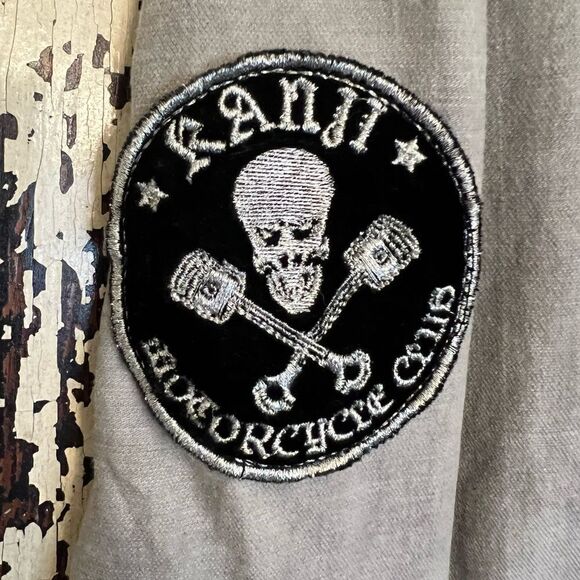 NWOT RMC patch embroidered Live To Ride Ride To Live long motorcycle jacket. XL - Picture 9 of 13